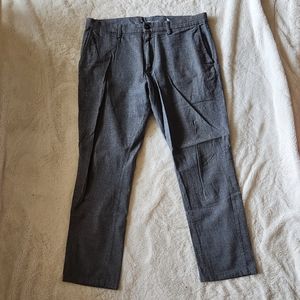 Old Navy Ultimate Slim Built-In Flex Heather Grey 36x30